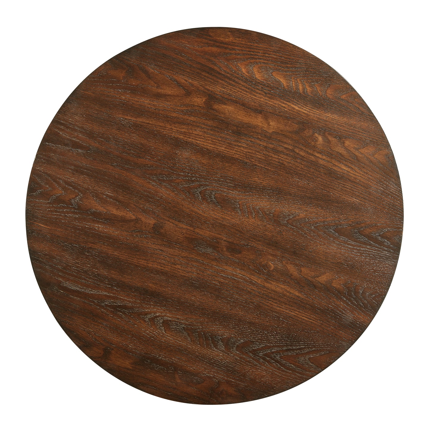 Roundhill Furniture Solmere 22" Round Wood Pedestal End Table