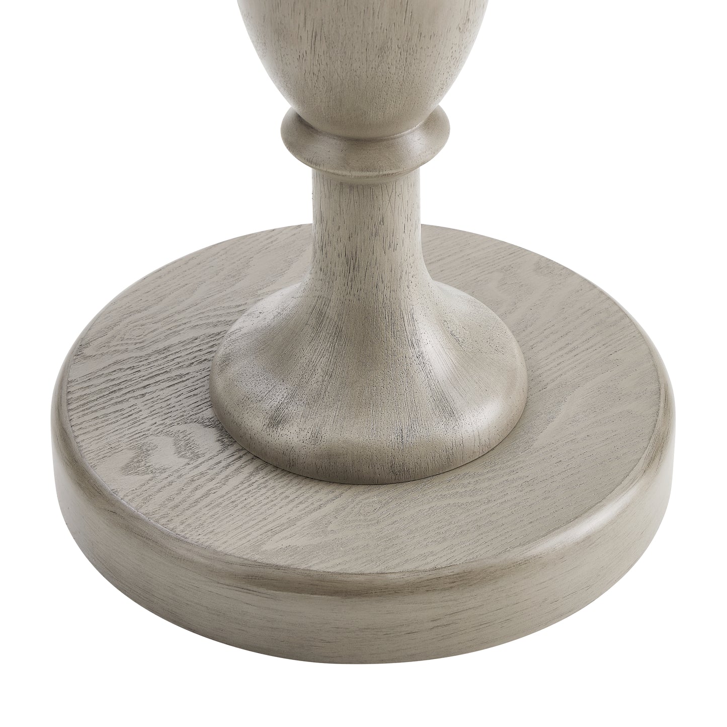 Roundhill Furniture Solmere 22" Round Wood Pedestal End Table