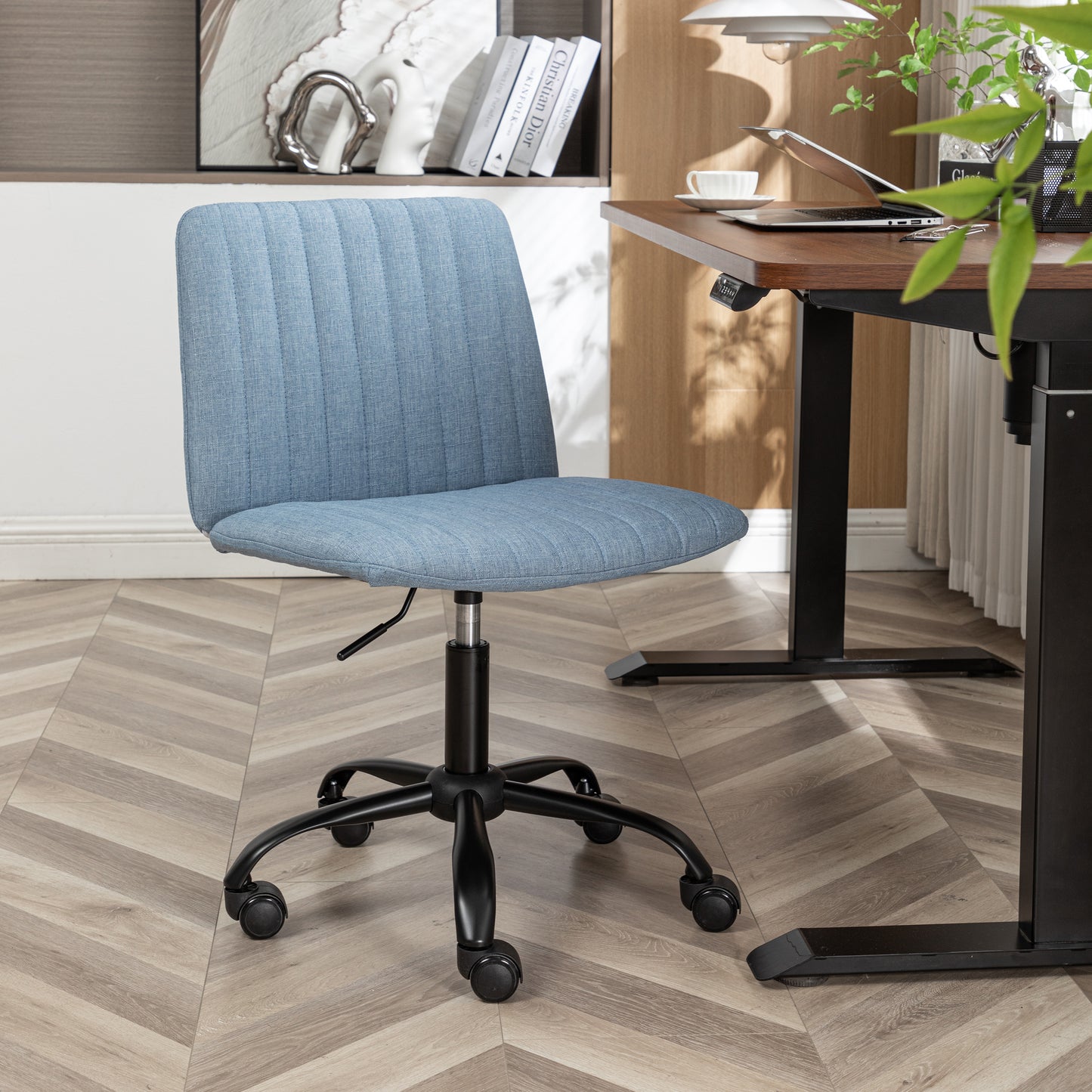 Roundhill Furniture Masar Fabric Swivel Office Chair