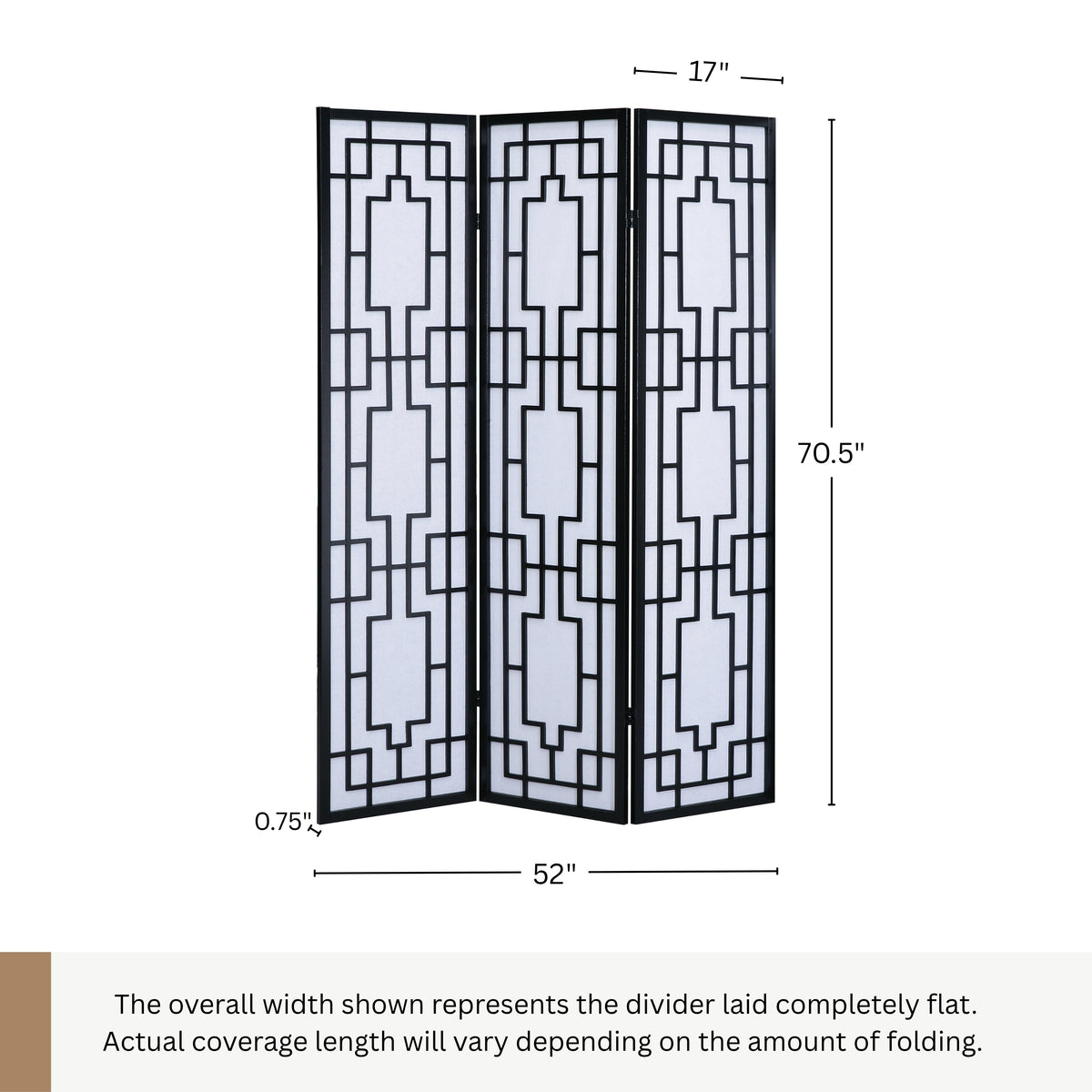 Sudoku 3 Panel Room Divider Screen