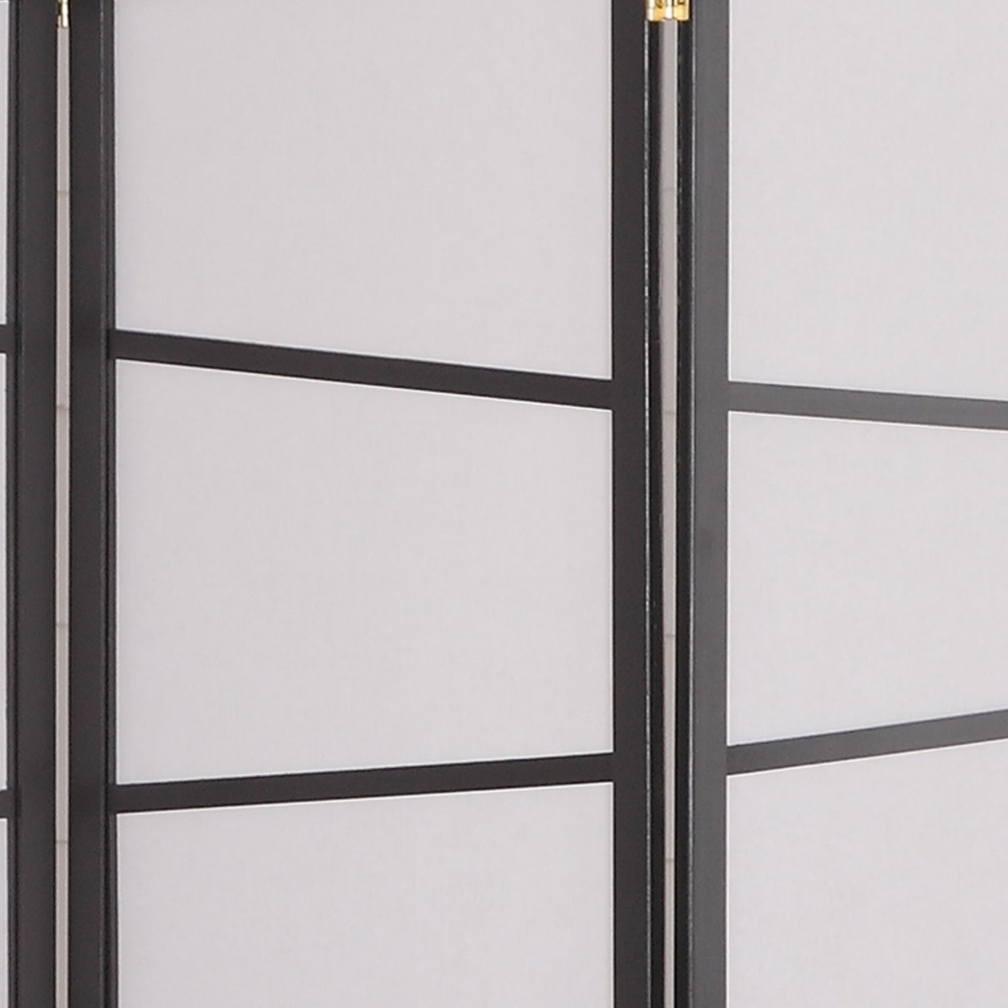 3-Panel Screen Room Divider - Black