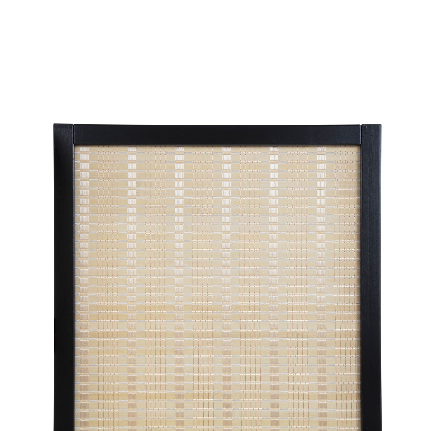 Roundhill Furniture Inkwell 4-Panel Bamboo Room Divider, Folding Portable Partition Screen