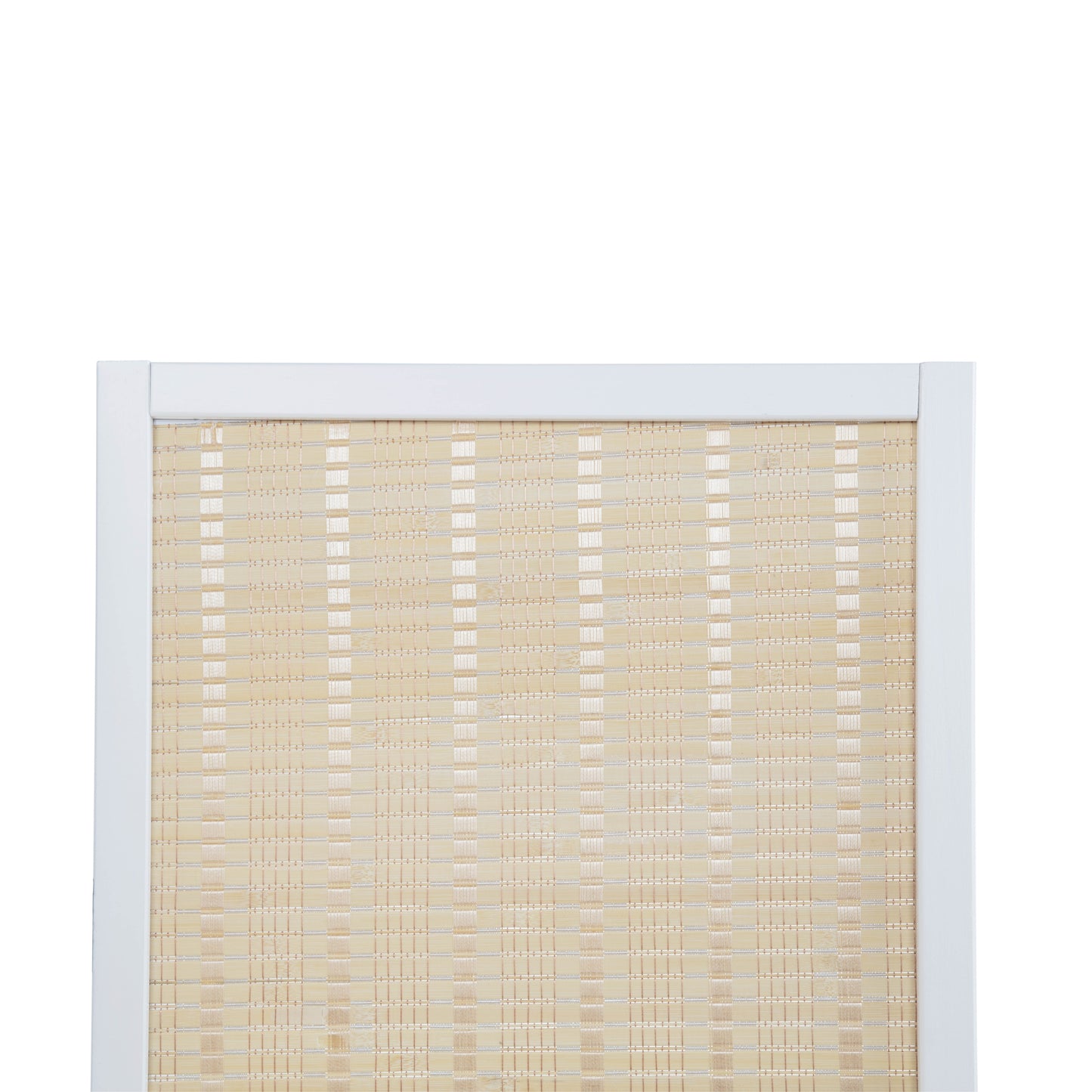 Roundhill Furniture Inkwell 4-Panel Bamboo Room Divider, Folding Portable Partition Screen