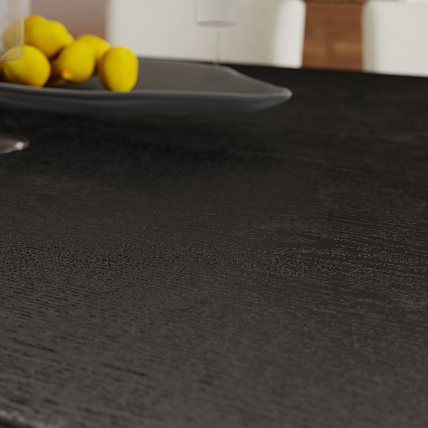 Roundhill Furniture Axler 70-in Length Dining Table, Tripod-Cross Leg