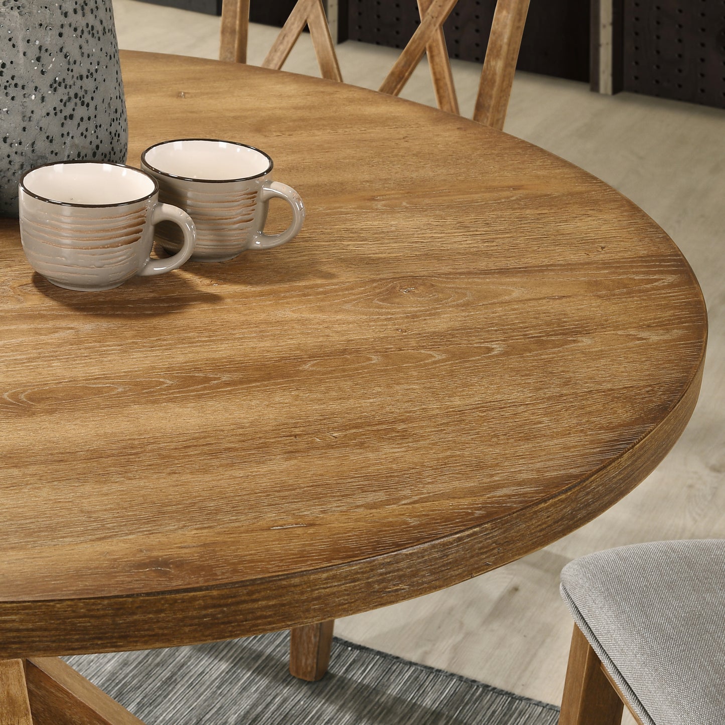 Windvale Cross-Buck Base Dining Table