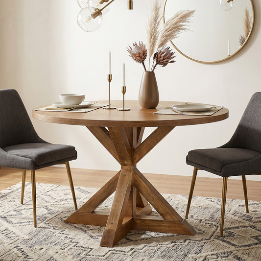 Windvale Cross-Buck Base Dining Table