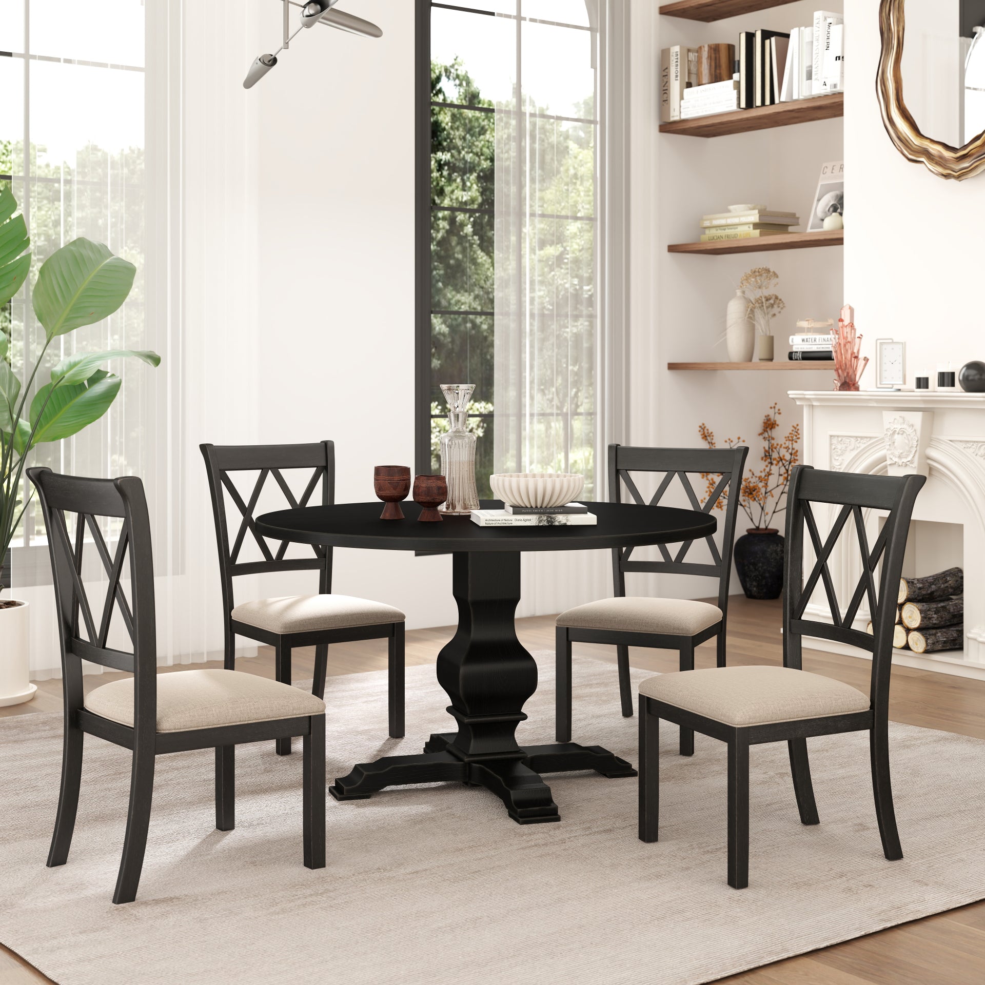 Havre 5-Piece Dining Set - Thumbnail 4