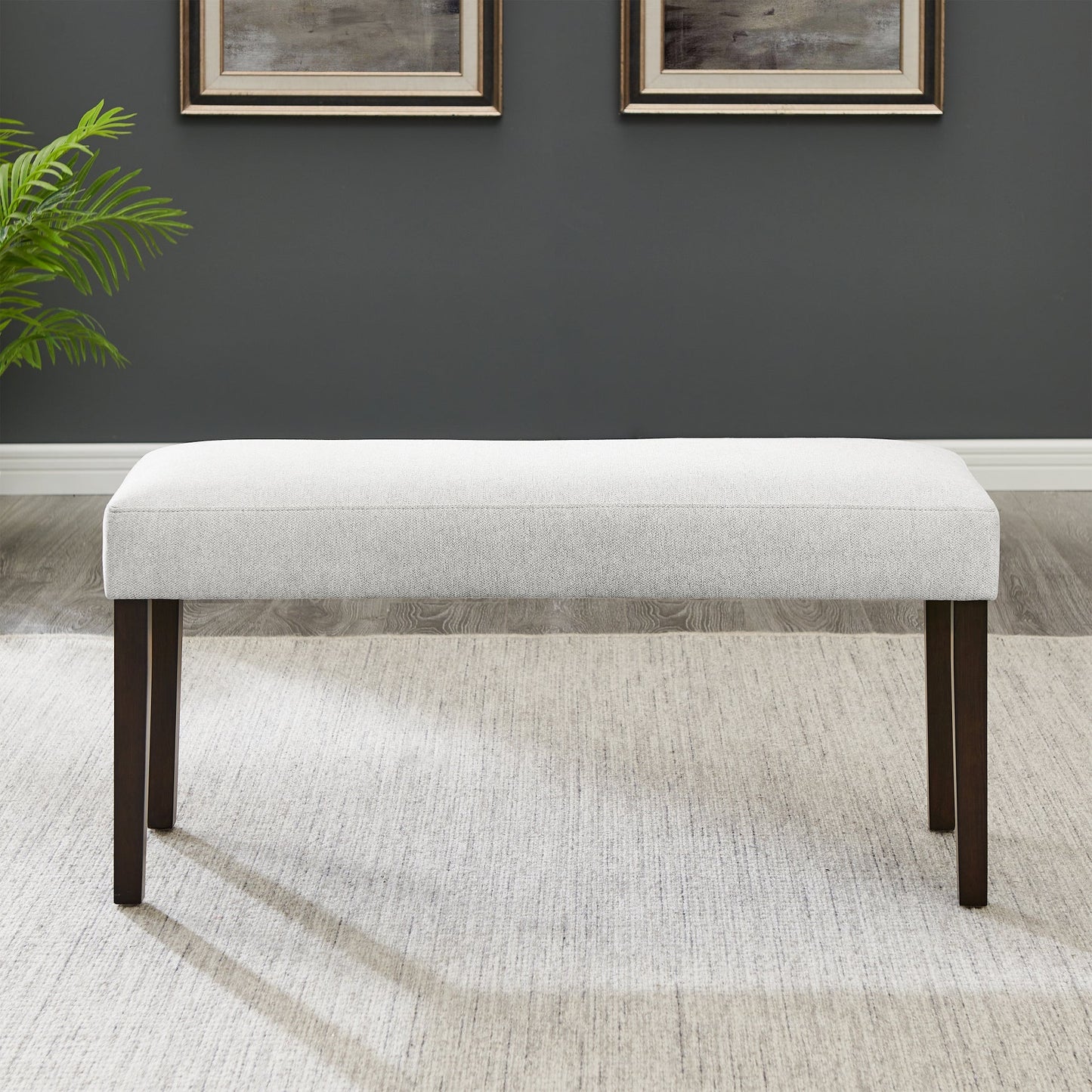 Roundhill Furniture Cavira Modern Faux Marble Dining Table with 4 Chairs and Bench