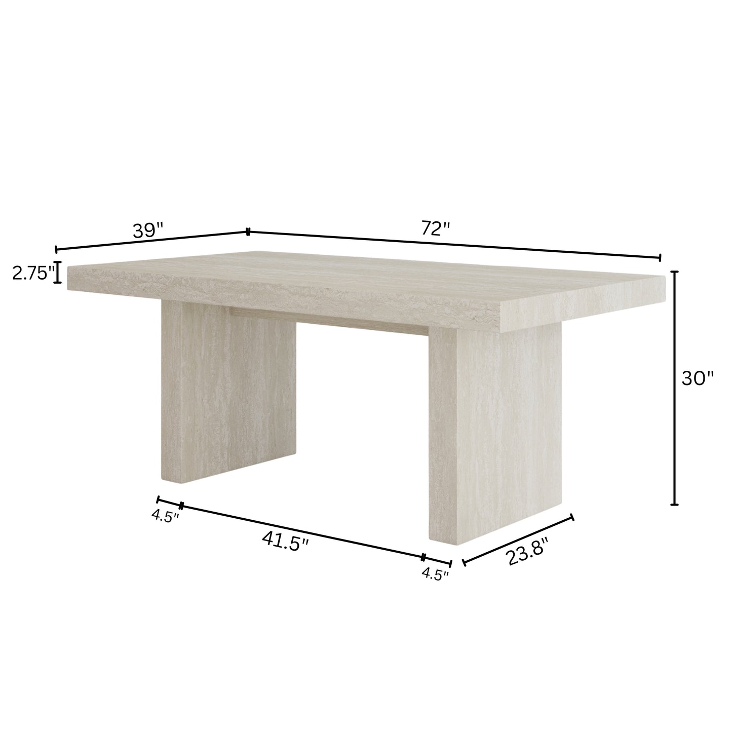 Roundhill Furniture Cavira 7-Piece Modern Dining Set, Faux Marble Dining Table with 6 Chairs, Chocolate