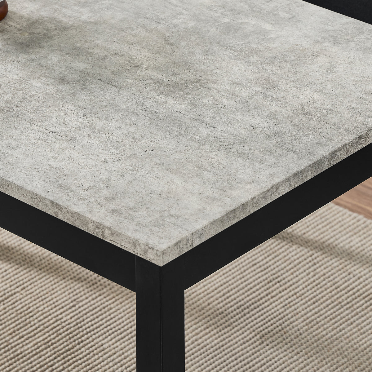 Roundhill Furniture Flint Modern 48" Rectangular Wood Dining Table