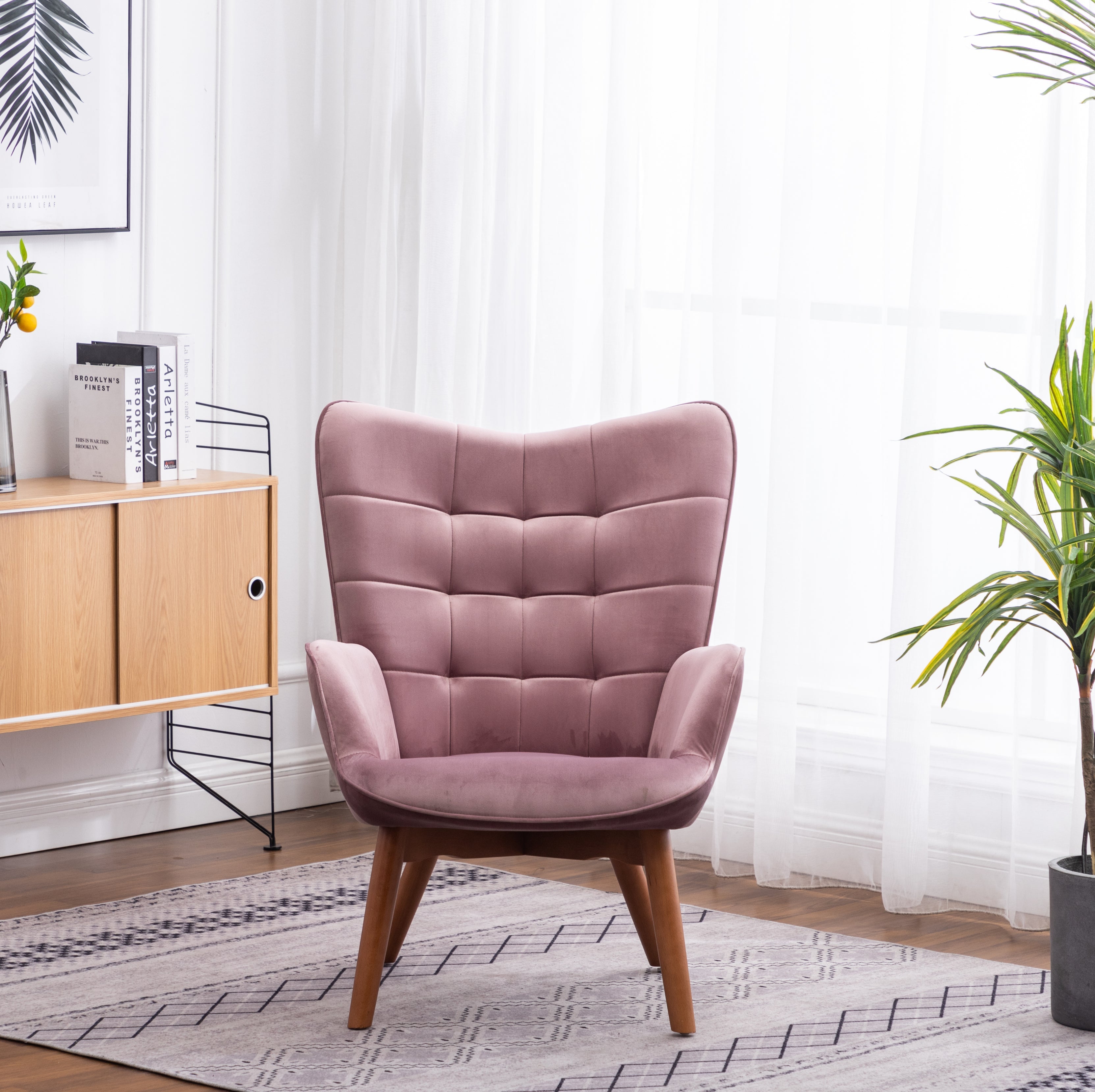 Mauve pink chair hot sale