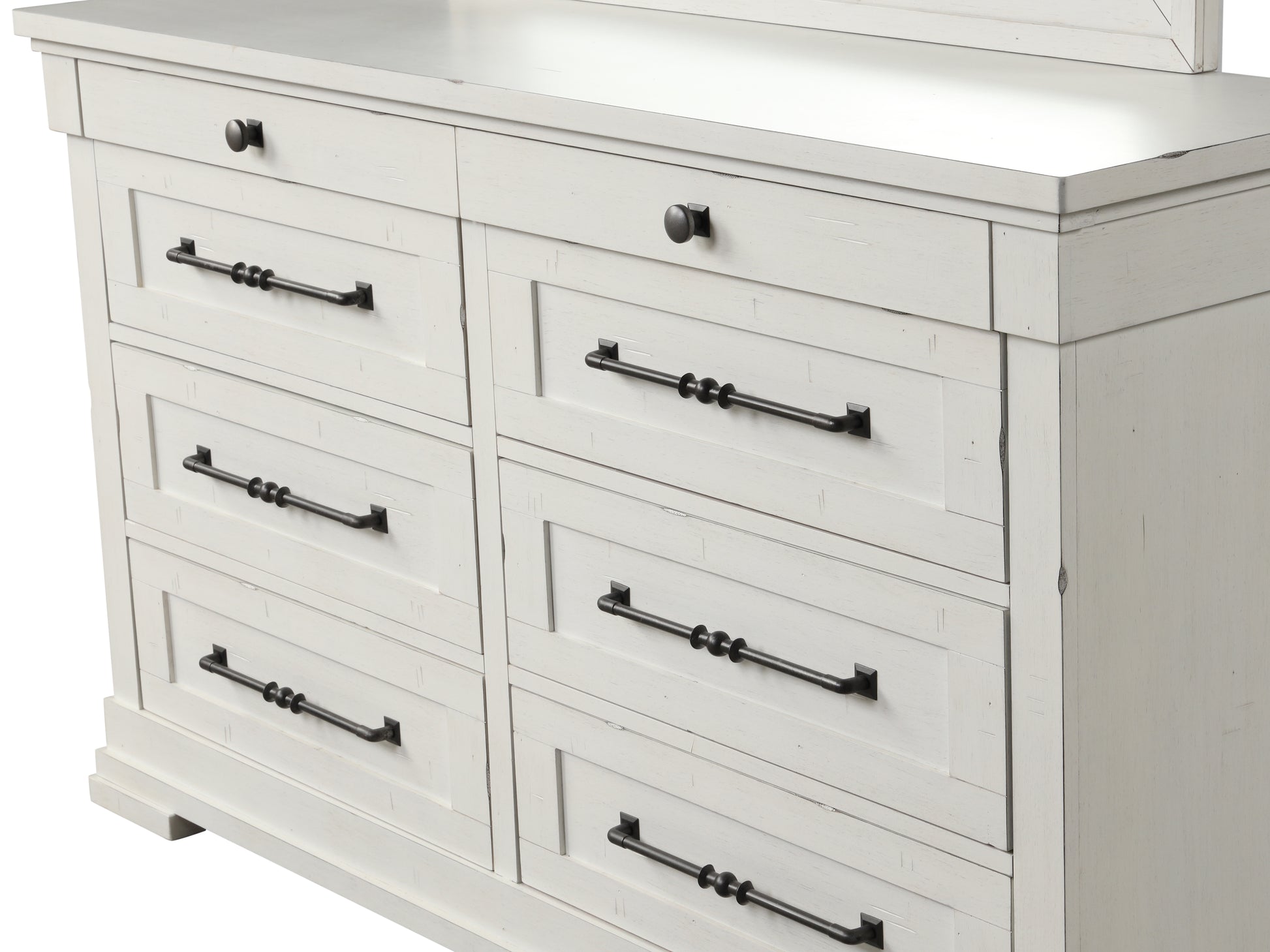 atlin designs 8 drawer double dresser in white Atlin Designs 8 Drawer Double Dresser in White