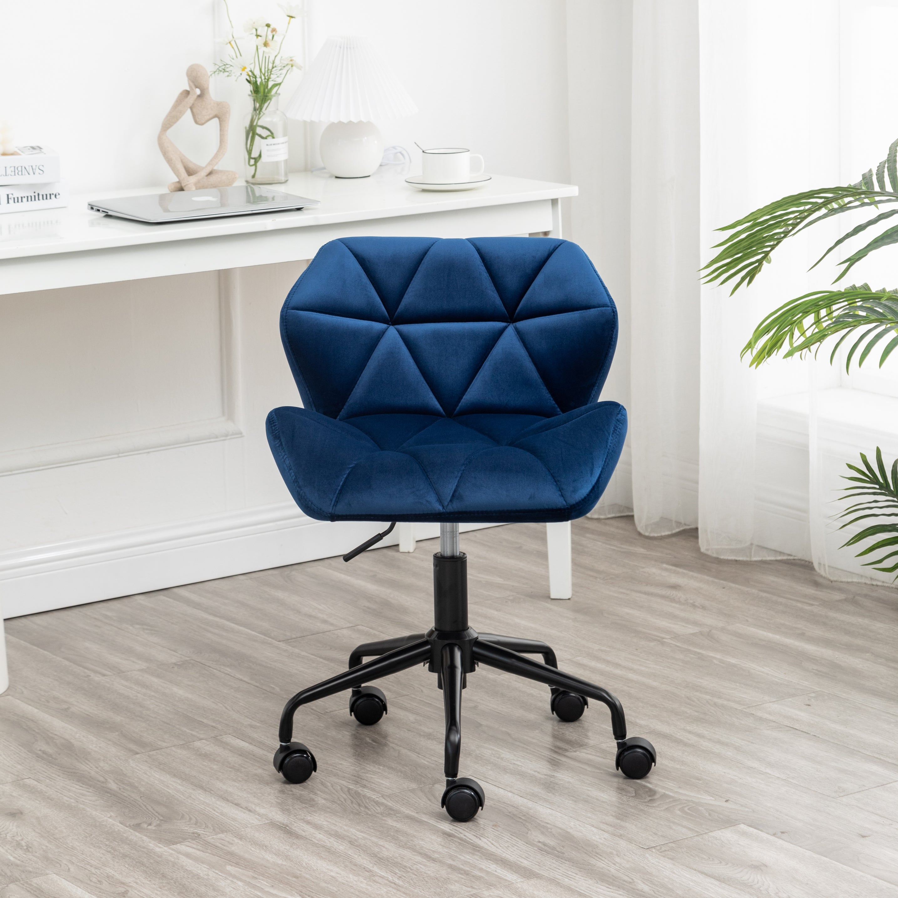 Blue discount revolving chair