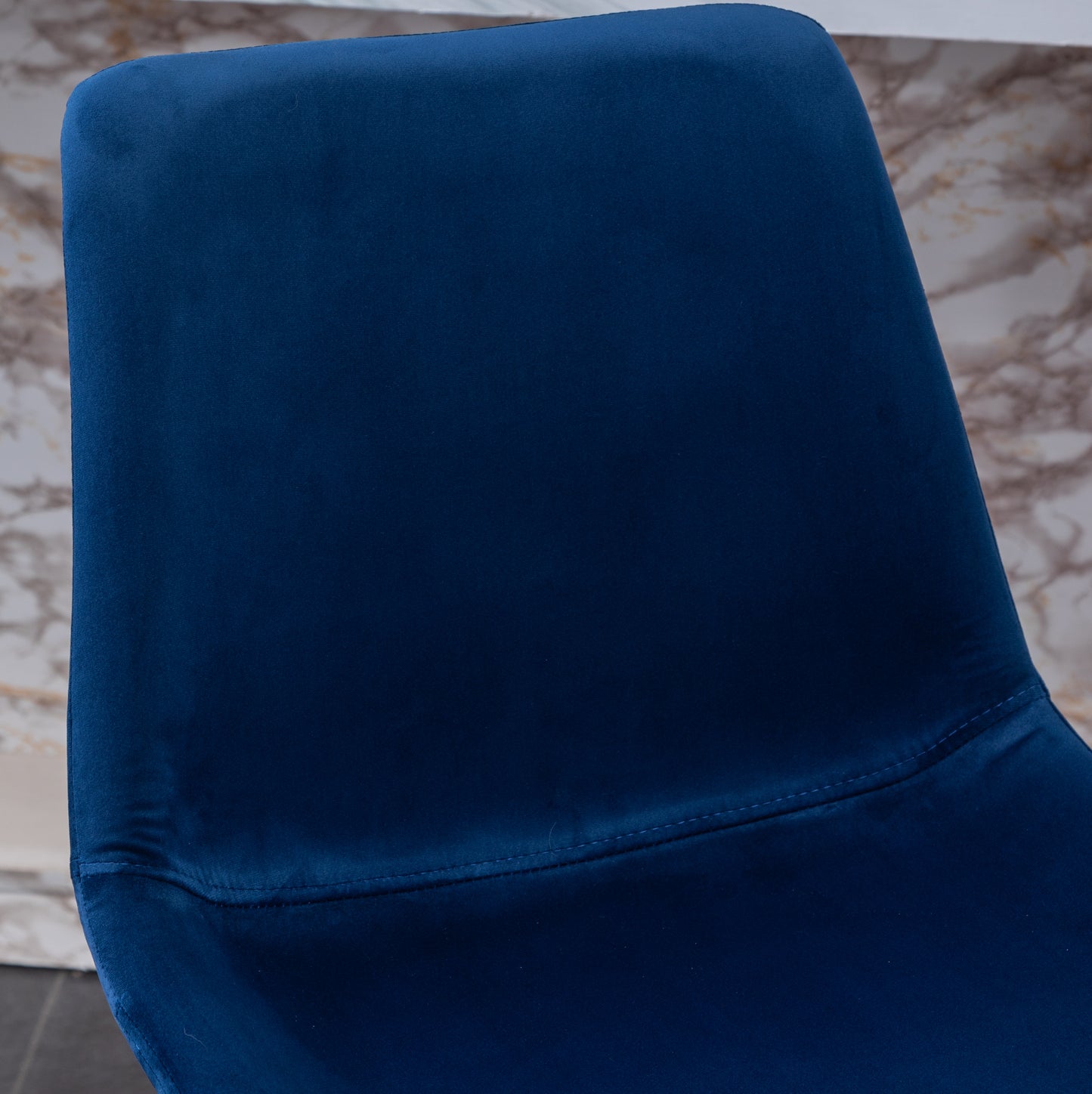 Roundhill Furniture Aufurr Modern Velvet 26.50 Counter Height Stool, Set of 2, Blue