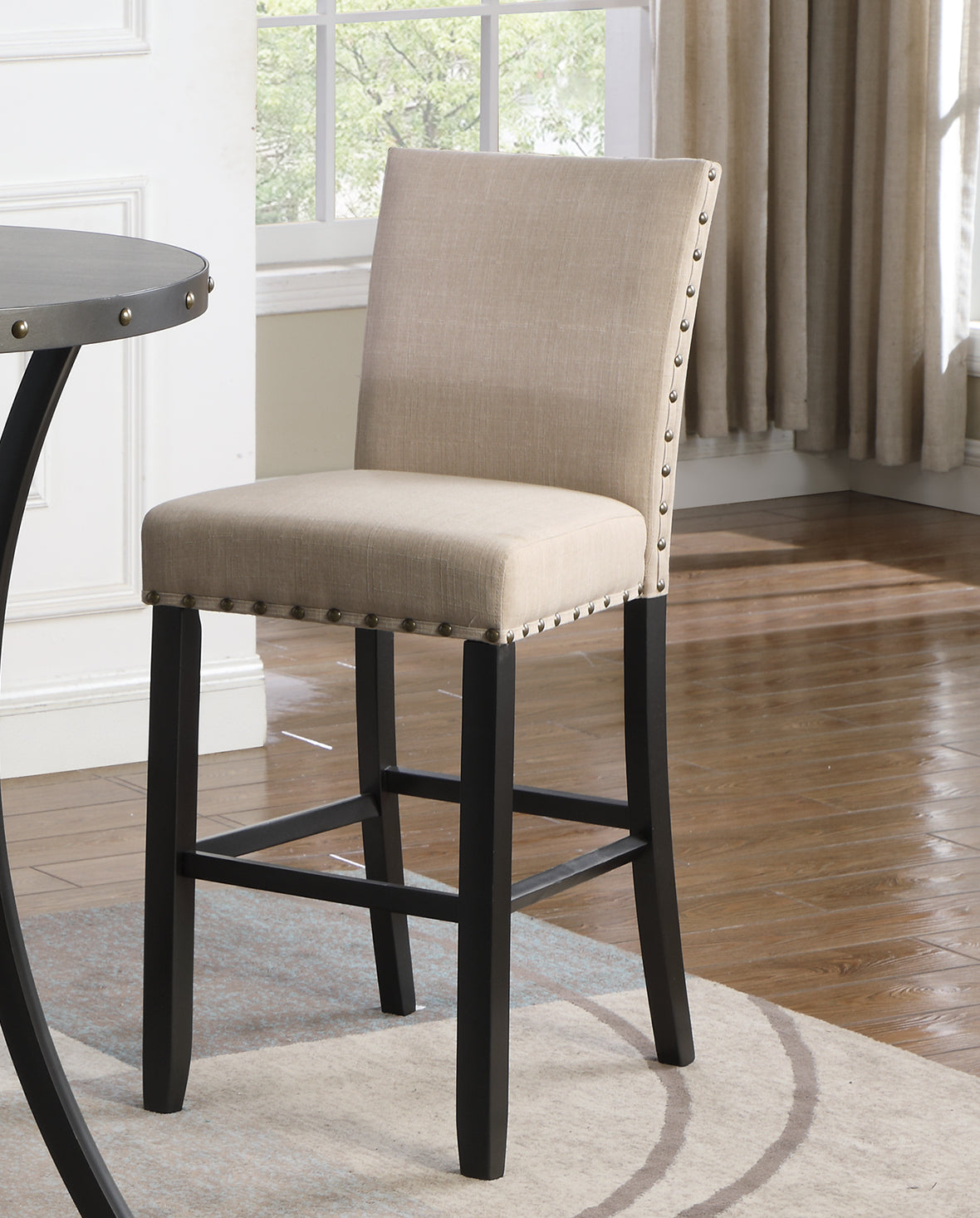 Roundhill Furniture Biony Bar Stools - Thumbnail 3